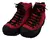 Bota com Cadarço - cor vermelho - Loja Cão Velho