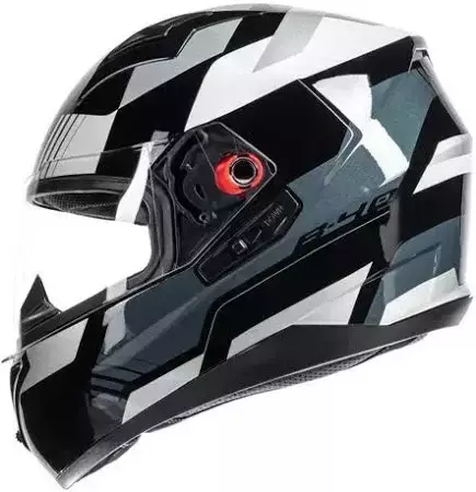 CAPACETE BIEFFE B40 SPECT PRETO/GRAFITE