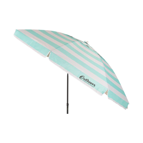 Sombrilla 2,2m Rayada c/Resorte y Deflector U220 - Microbell
