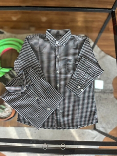 CAMISA MASCULINA INF CLASSIC XADREZ LARANJA 2410