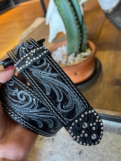 CINTO PAUL WESTERN PRETO FEM PRETO REF363-2