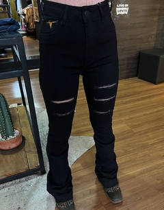 CALÇA FEMININA TEXAS RANCH REGASDA/PRETA REFTRCP22