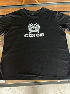 CAMISETA GOLA CARECA CINCH PRETA CH006