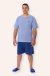 Pijama Masculino Plus Manga Curta Top Marinho - comprar online