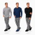 Pijama Masculino Plus Manga Longa Xadrez Preto - comprar online