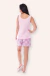 Short Doll Feminino Regata Rosa Sleep