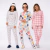 Pijama Feminino Manga Longa Xadrez Rosa - comprar online