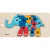 Quebra Cabeça Divertido - Elefante - Imaginato Brinquedos Educativos