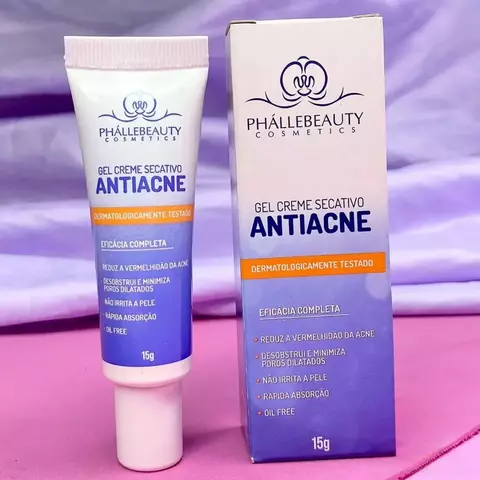 Gel Creme Secativo Antiacne 15g - Phállebeauty