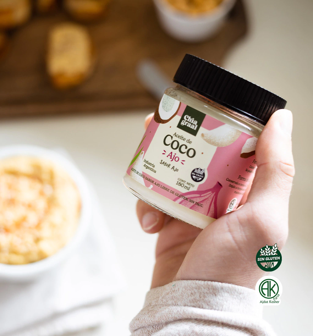 Aceite de Coco sabor Ajo