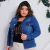 Jaqueta Jeans - FOFA Plus Size
