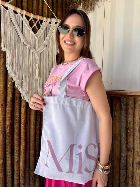 ECOBAG MISS - LINHO - BRANCA