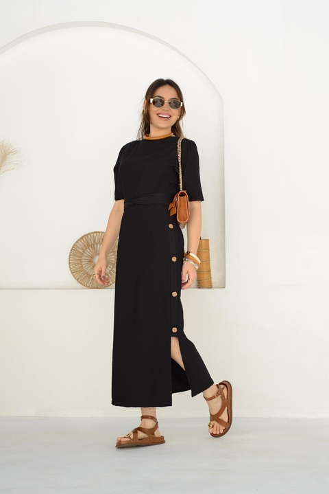VESTIDO - TIFANY - ALFAIATARIA MARRANT - PRETO