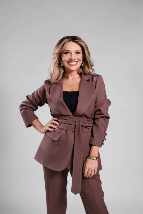 Blazer Alfaiataria com faixa Bianca