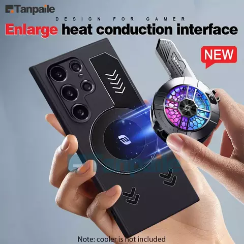 Capa de refrigeração com Fan para samsung s25 ultra s24 s23 ultra flus s22 s21 s20 fe