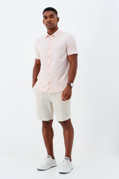Camisa Casual Linho Mc Act