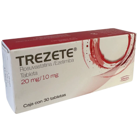 Trezete 30 tabletas (Rosuvastatina/Ezetimiba) 20/10 - comprar en línea