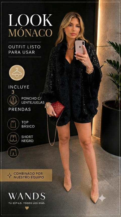 LOOK MONACO CONJUNTO 2 PRENDAS LISTA PARA USAR