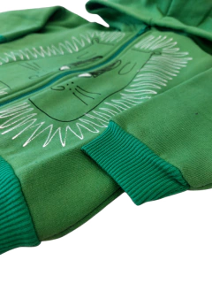 Campera Frisa León Verde - comprar online