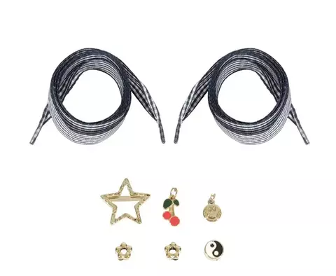 Personalize seu tênis Anacapri: Kit de Personalização com Pingentes e Cadarço