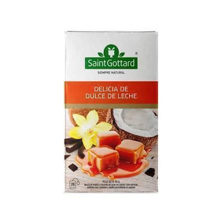 TE DELICIA DULCE DE LECHE X 20 SAQ SAINT GOTTARD