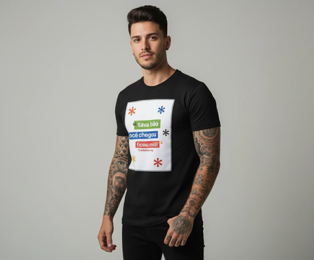 Camisa Tava bão Oce Chegou ficou Mio