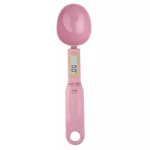 Colher de pesagem ajustável com medição digital lcd, balança de cozinha, col