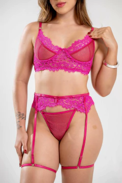 CONJUNTO TULE GLOW PINK - comprar online