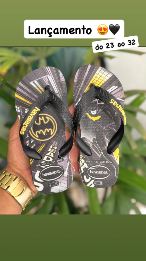 CHINELO INF MASC HAVAIANAS TOP WARNER