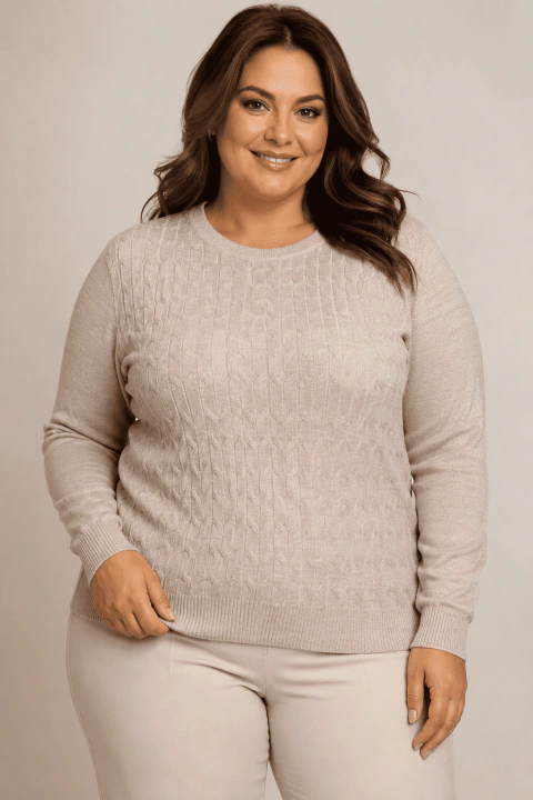 Blusa Feminina Gola Alta Texturizada