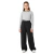 Conjunto Juvenil Menina Cropped Canelado e Calça Cargo | Malha Manga Longa na internet