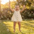 Vestido com Calcinha Bebê Menina Off White com Babados e Botões na internet