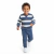 Conjunto Infantil Menino Listrado Azul | Conforto e Elegância