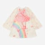 Vestido Infantil Menina Anjinha com Asas Off White Algodão Sem Mangas - loja online