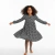 Vestido Infantil Menina Xadrez Vichy Manga Longa | Cotton Leve - comprar online