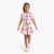 Conjunto Infantil Menina Fofura Arco-Íris e Corações | Blusa e Short