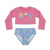 Conjunto Biquíni Infantil Menina Azul com Estampa Picolé | Poliéster e Elastano Proteção UV - loja online