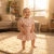Vestido Bebê Menina Rosê com Babados e Flores | Renda Delicada - loja online
