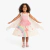 Vestido Infantil Menina Anjinha com Asas Off White Algodão Sem Mangas
