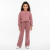 Conjunto Juvenil Menina Moletom e Calça Flare Paris Casual | Malha Manga Longa