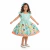 Vestido Infantil Estampa Reino das sereias