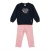 Conjunto Infantil Menina Moletom com Coração Bordado e Calça Montaria | Conforto e Estilo - loja online