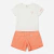 Conjunto Infantil Menina Coração Team Love com Shorts | 100% Algodão - loja online