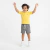 Conjunto Infantil Menino Polo Amarela com Bermuda Cinza Manga Curta - comprar online