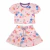 Conjunto Infantil Menina Fofura Arco-Íris Rosa | Blusa e Short - loja online
