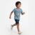 Camiseta Infantil Meia Malha E Estampa de Avião Trick Nick Azul