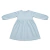 Vestido Infantil Menina Azul e Rosa com Brilho Manga Longa | Malha Confortável com Babado - loja online