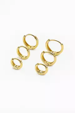 ARGOLA TRIO SEMIJOIA LISO