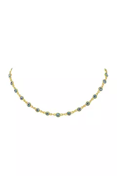 CHOCKER SEMIJOIA OLHO GREGO