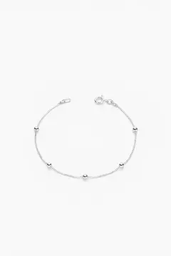 PULSEIRA PRATA 925 BOLINHAS